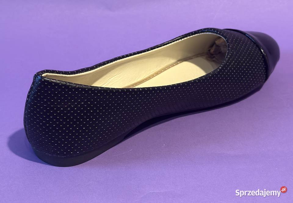 Czarne baleriny połysk rozmiar 36 BAL9 Żyrardów