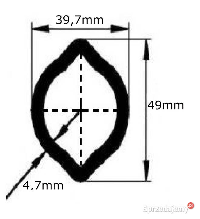 Rura WOM cytryna 39749 x 47 mm 60 TL39560 małopolskie Kamionna sprzedam