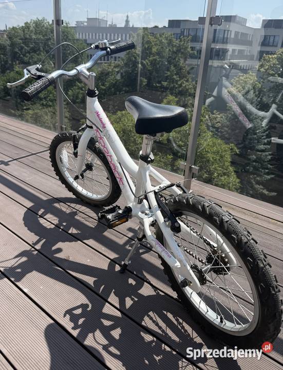 Biały rower dziecięcy aluminiowy lekki Kraków