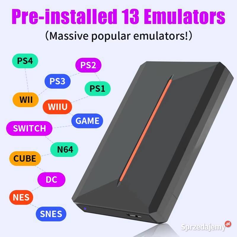 Dysk do gier retro 500GB Launchbox 3700 gier Siedlce