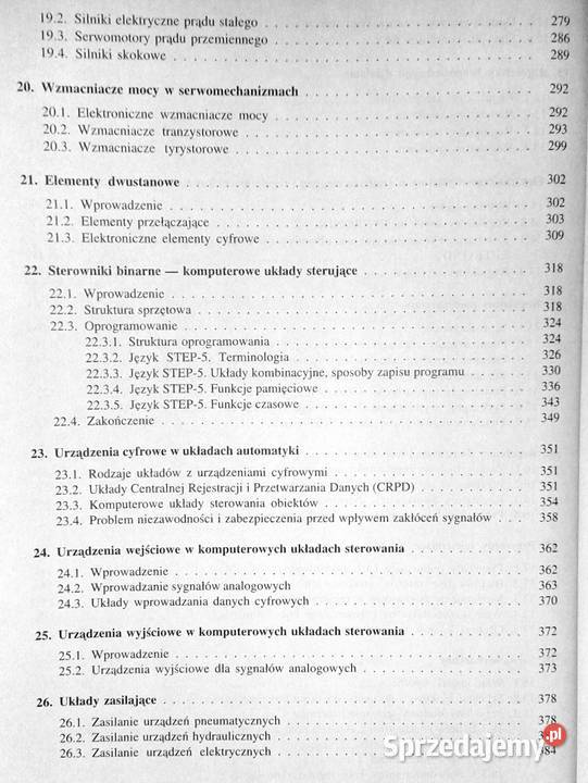 Elementy urządzenia i układy automatyki Jerzy Chełm sprzedam