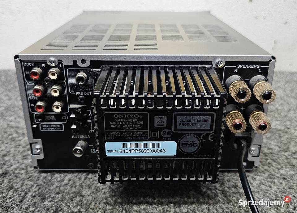 Wieża Stereo ONKYO CR525 pilot wysyłka 15 Kraków