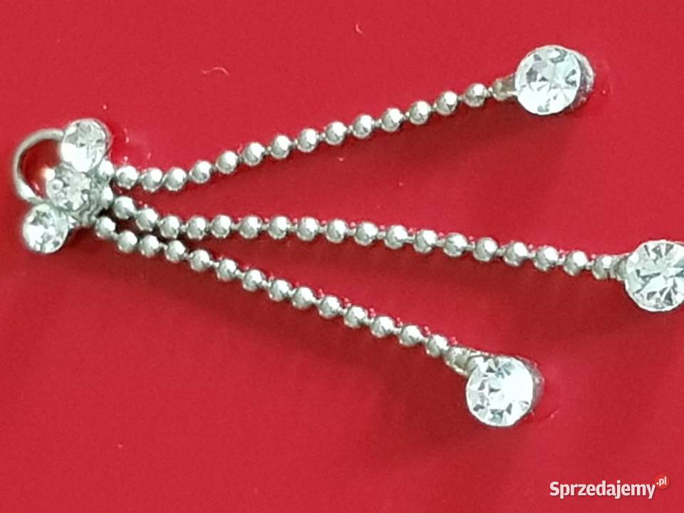 wisiorek cyrkonie łańcuszek zawieszka Kielce sprzedam