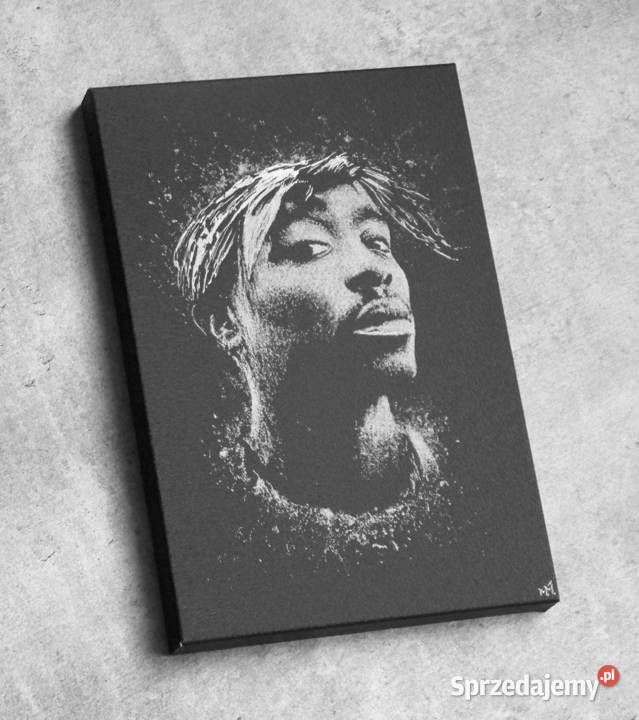 2pac Oryginalny obraz ręcznie grawerowany Sandomierz