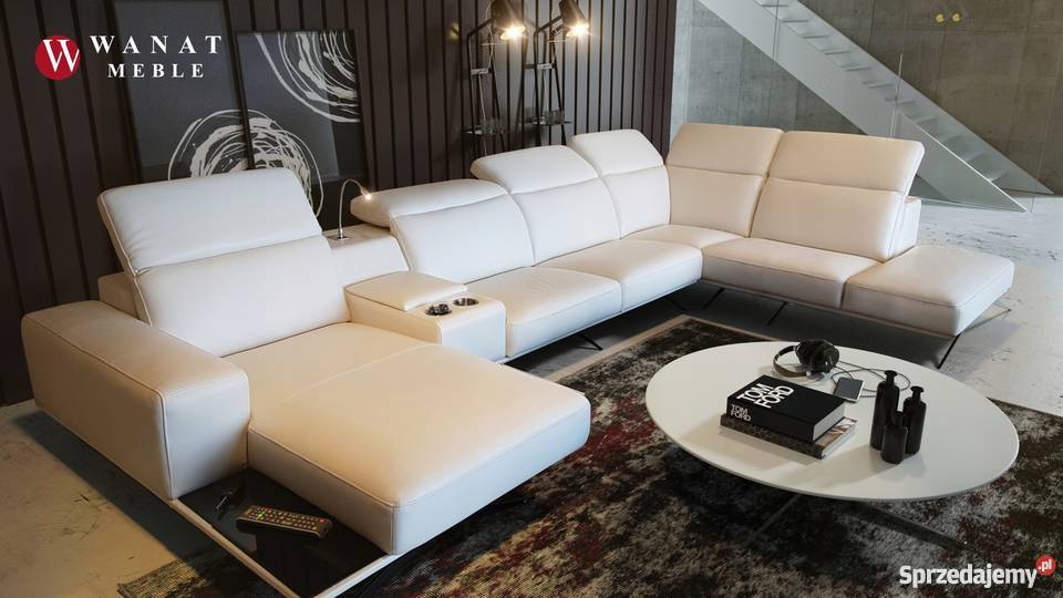 Nowoczesny Lekki Narożnik LOFT Metalowe Nogi Toruń