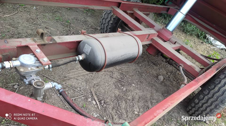 Przyczepa wywrotka jednoosiowa stan