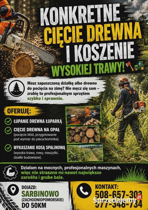 Usługa koszenie trawy i cięcia