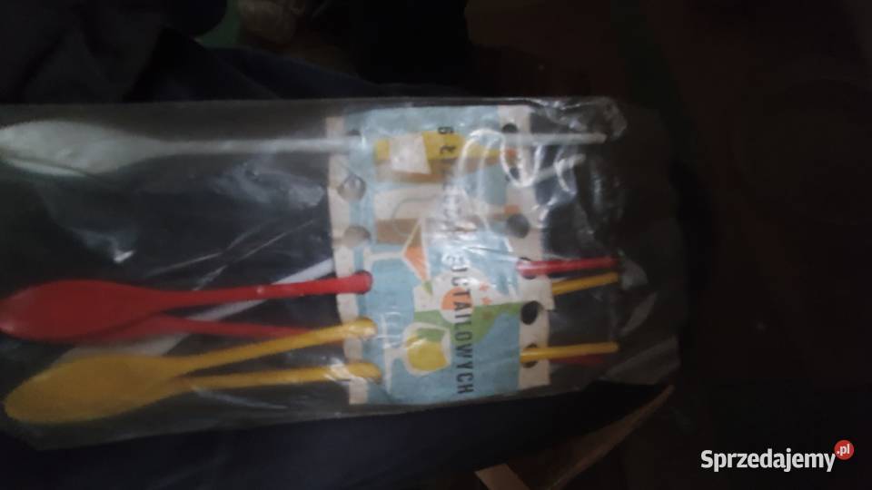 Łyżeczki coctailowe PRL 6 plastikowe