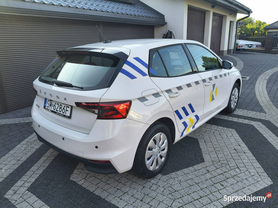 koda Fabia 10 TSI 80 STYLE Nowy silnik Faktura kurtyny powietrzne Fabia Mysłowice