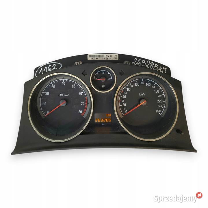 LICZNIK ZEGARY 13186321 HC Opel Astra H 16 18 Chełm