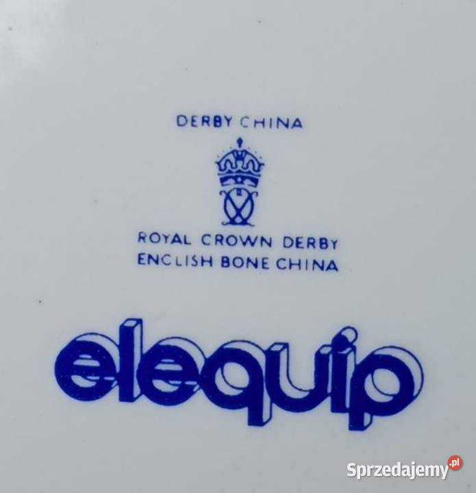 ROYAL CROWN DERBYPOSIES ręcznie malowana złocona Pabianice