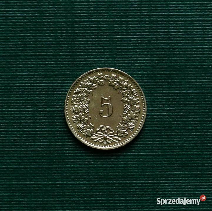 SZWAJCARIA 5 rappenów 1993r sprzedam