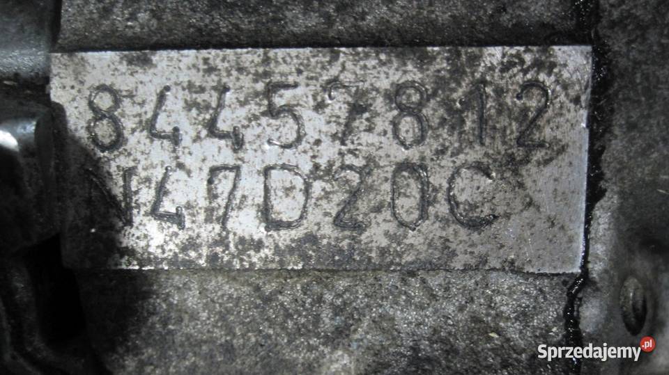 BMW 1 3 5 X3 20 D N47D20C 166 09r silnik goły osobowe Kielce