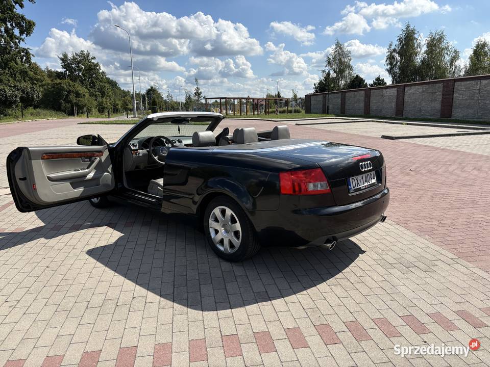 Audi A4 cabrio 30 benzyna V6 2002 skóra klima Rok produkcji 2002 dolnośląskie Jelcz-Laskowice