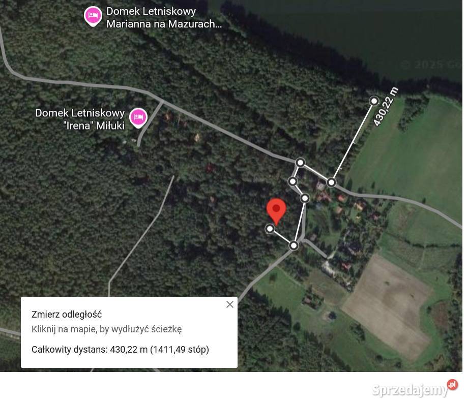 MAZURY Domek letniskowy z działką 6 arów mazowieckie Warszawa