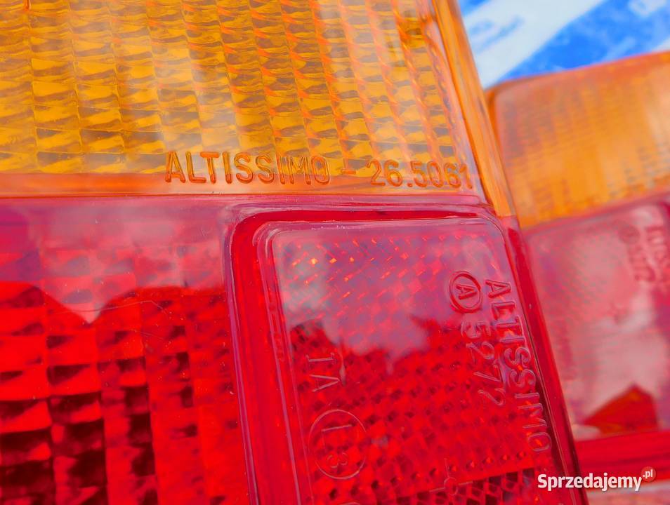 NOWE klosze tył ALTISSIMO Fiat 126p 126 P4 Red Tarnów