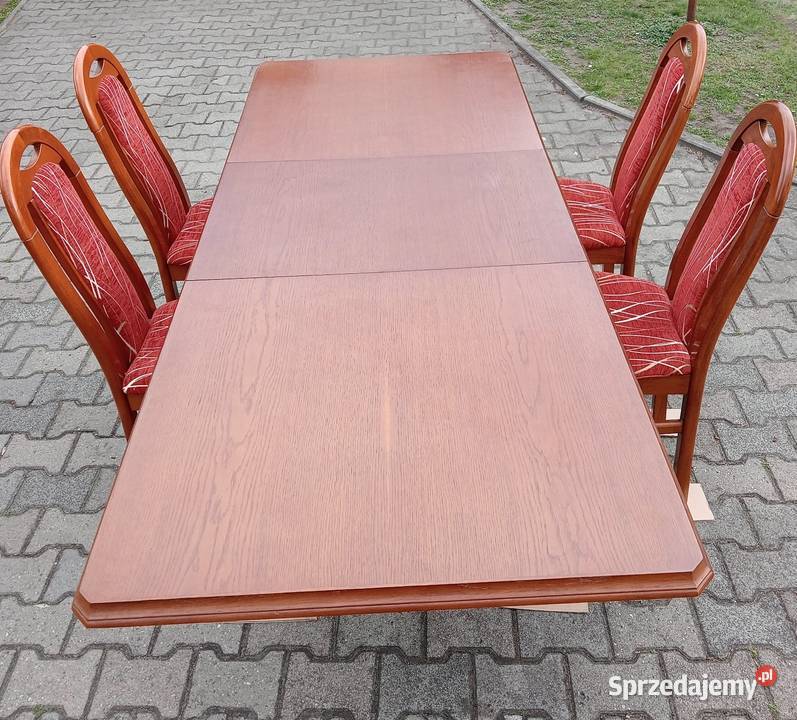 TransportStół 4 krzesła seria Aramis 150 stan Jaworzno sprzedam