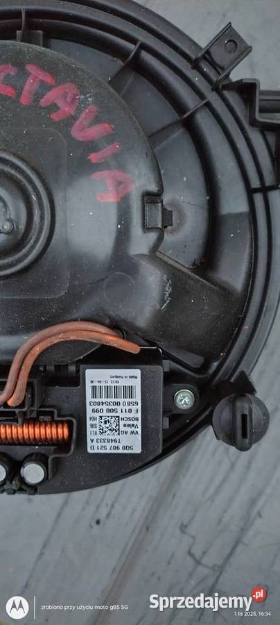 Dmuchawa nagrzewnicy kabiny Skoda Octavia 3 Lubin