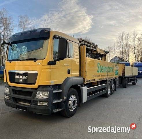 Skrzynia z dzwigiem Man TGS 6x4 Warszawa