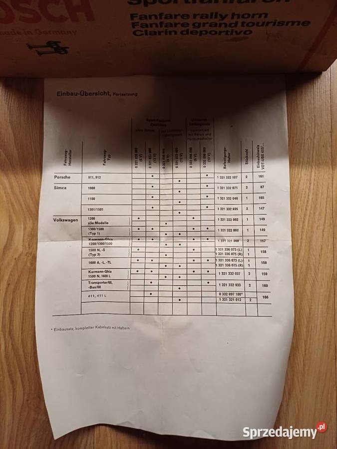 Porsche Bosch Sportfanfaren