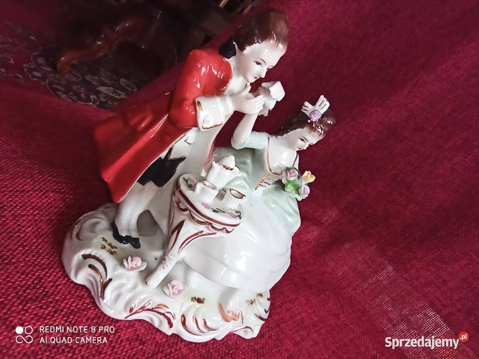 Figurka porcelanowa Pary Całuję Rączki pomorskie Gdańsk