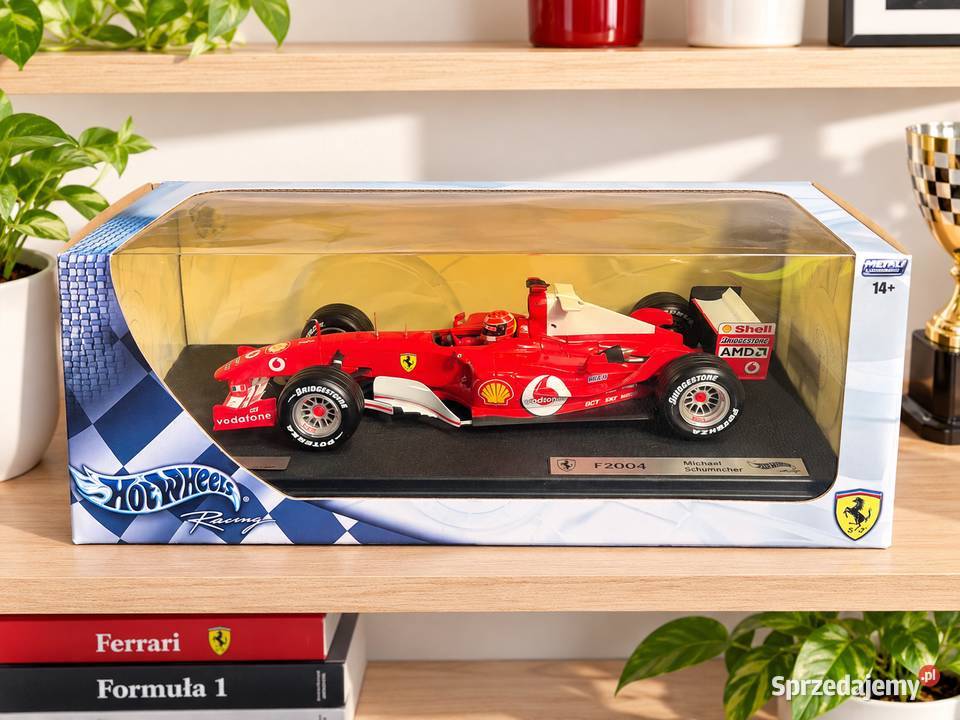 kolekcjonerski model bolidu Formuły 1 Ferrari Poddębice