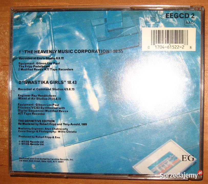 Fripp Eno No Pussyfooting