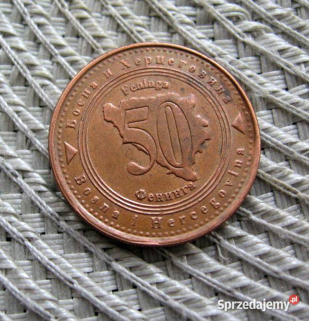 Bośnis i Hercegowina 50 Fenigów 1998r wielkopolskie Kalisz