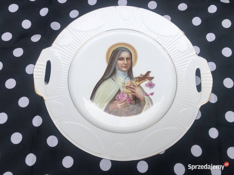 Św Teresa talerz łódzkie Łowicz