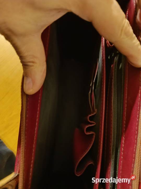 Aktówka damska w kolorze bordowym Dla kobiet