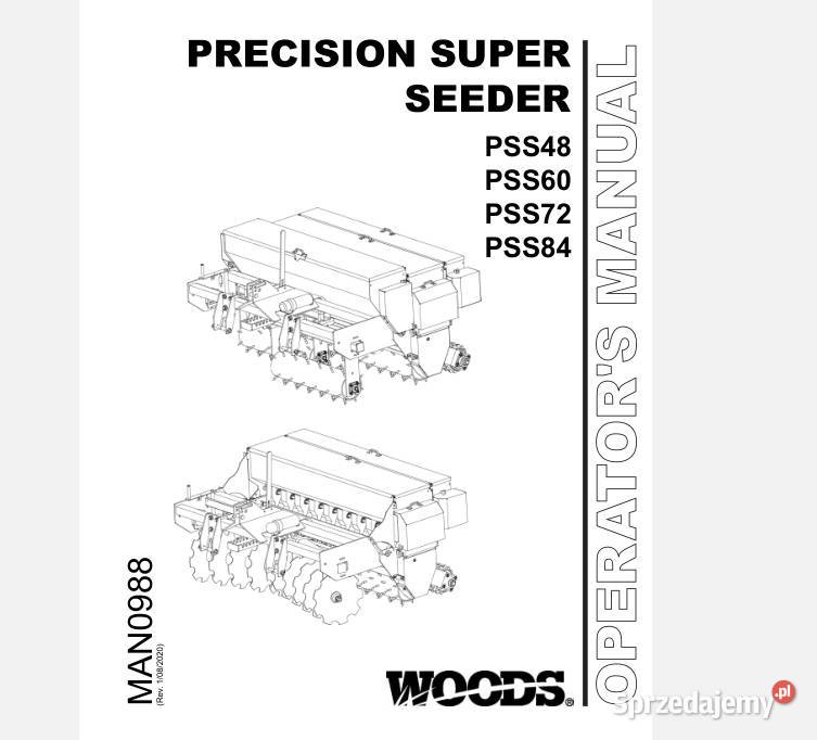 WOODS PSS48 PSS60 PSS72 PSS84 Instrukcja obsługi Kielce