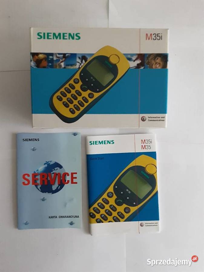 PUDEŁKO DO ZESTAWU SIMPLUSA TELEFON SIMENS M35i Szczecinek