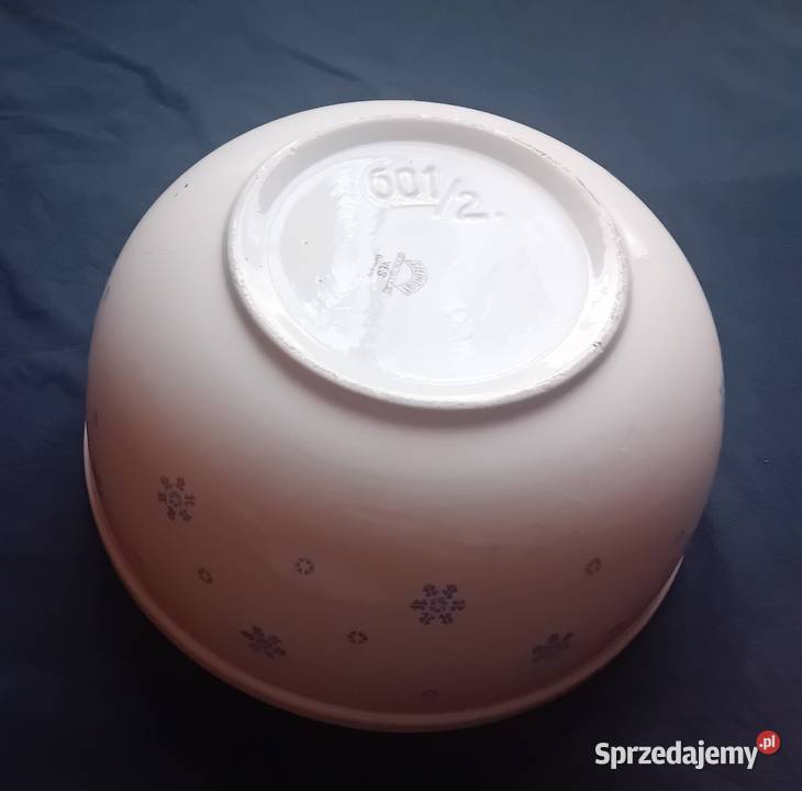 Fajansowa misa Steingutfabrik Colditz Sygnatura Koźminek