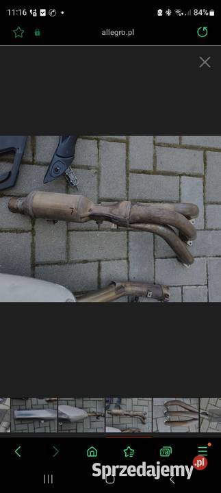 BMW K 1600 tłumik kolektor stopka wydech stelaż Nowy Tomyśl