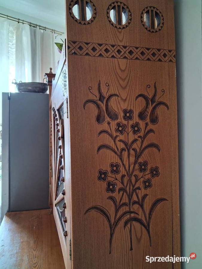 Kredens Zakopiański kuchenny antyk Zakopane Meble dolnośląskie Wilkszyn