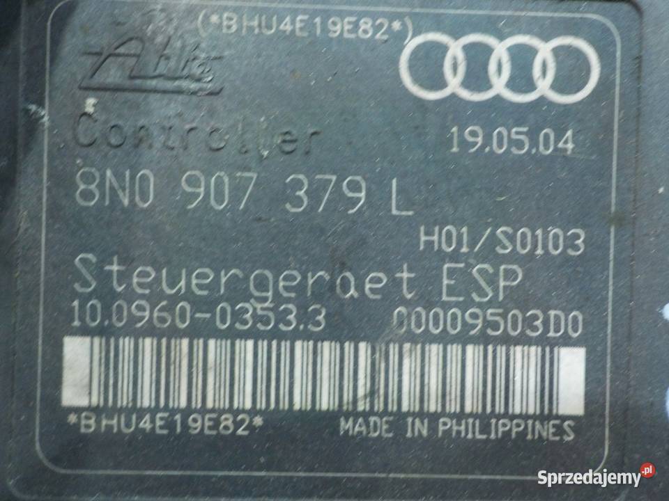 AUDI TT 8N LIFT 32 V6 05r 2D pompa ABS Pompy hamulcowe Suków