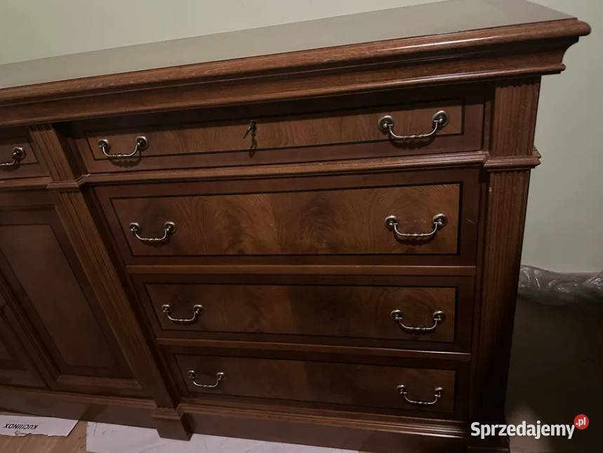 Komoda drewniana w stylu gabinetowym klasyczna Żywiec