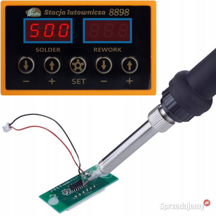 Stacja Lutownicza 2w1 Rosfix OH660 660W Zszywacz Lutownice Dom i Ogród Ludźmierz