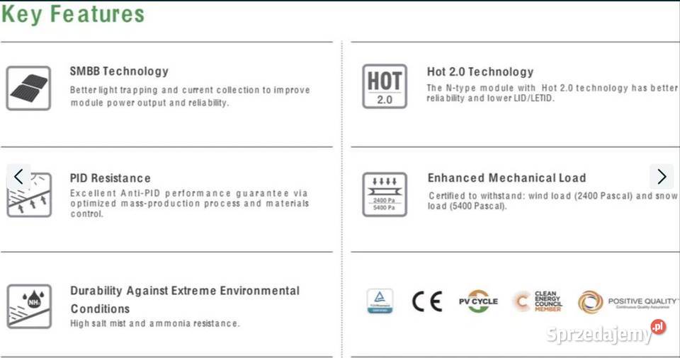 Panel fotowoltaiczny JINKO 620W BIFACIAL SILVER małopolskie