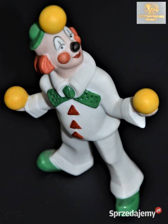 Klaun żongler Hutschenreuther Selb Figurki z