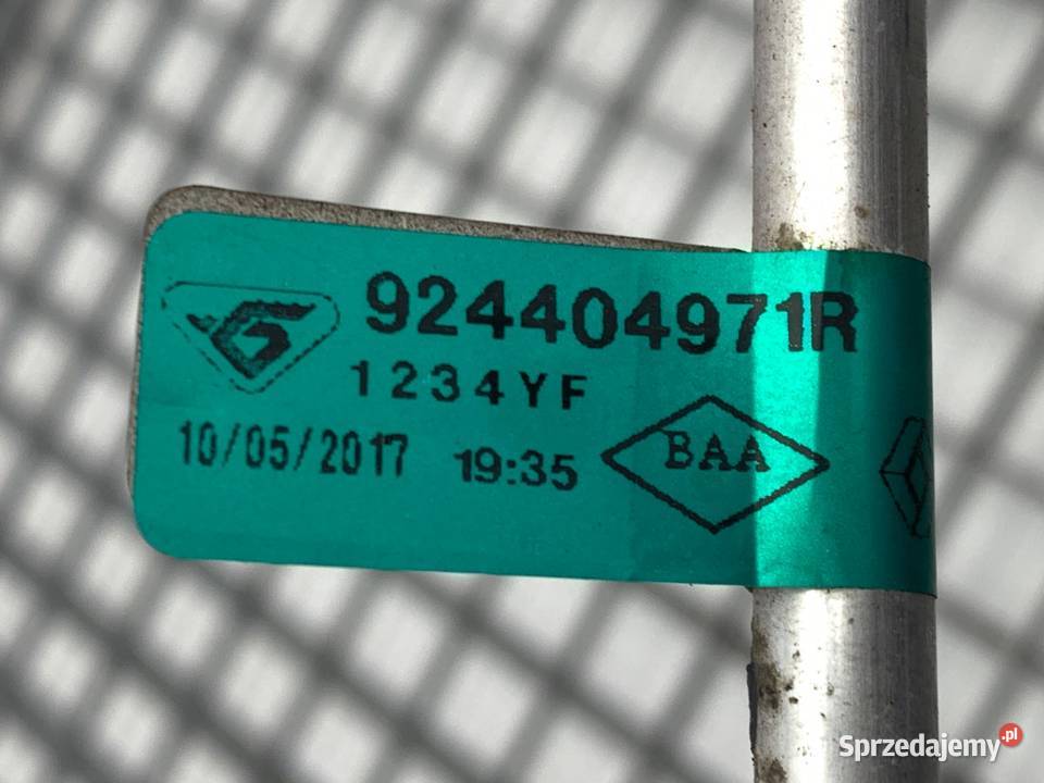 RURKA KLIMATYZACJI RENAULT CAPTUR I 924404971R Przewody klimatyzacji