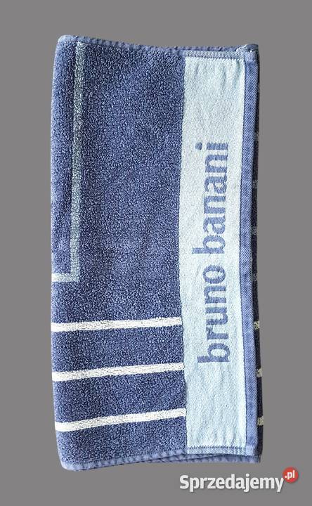 Ręcznik kąpielowy bawełniany Bruno Banani niebieski małopolskie Chrzanów