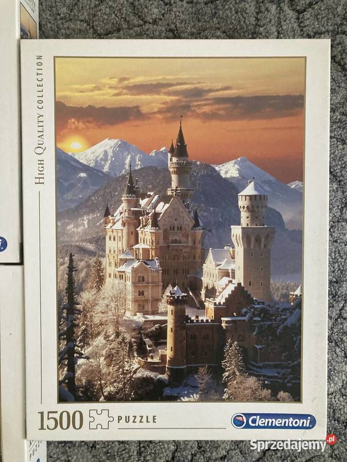 Zestaw 3 puzzle 1500sztuk clementoni śląskie Zabrze