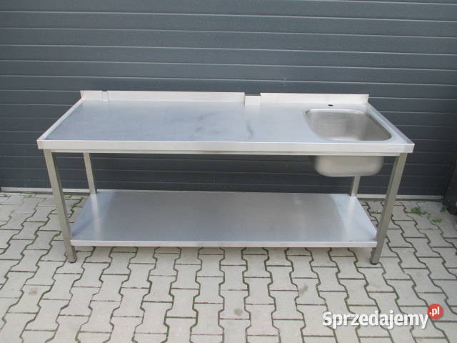 Zlew Gastronomiczny Z Półką Stół Komora Prawej Ostrów Wielkopolski