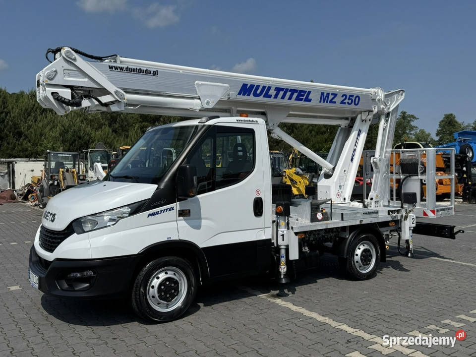 Iveco Daily 35S14 Podnośnik Koszowy Multitel MZ Widełki sprzedam