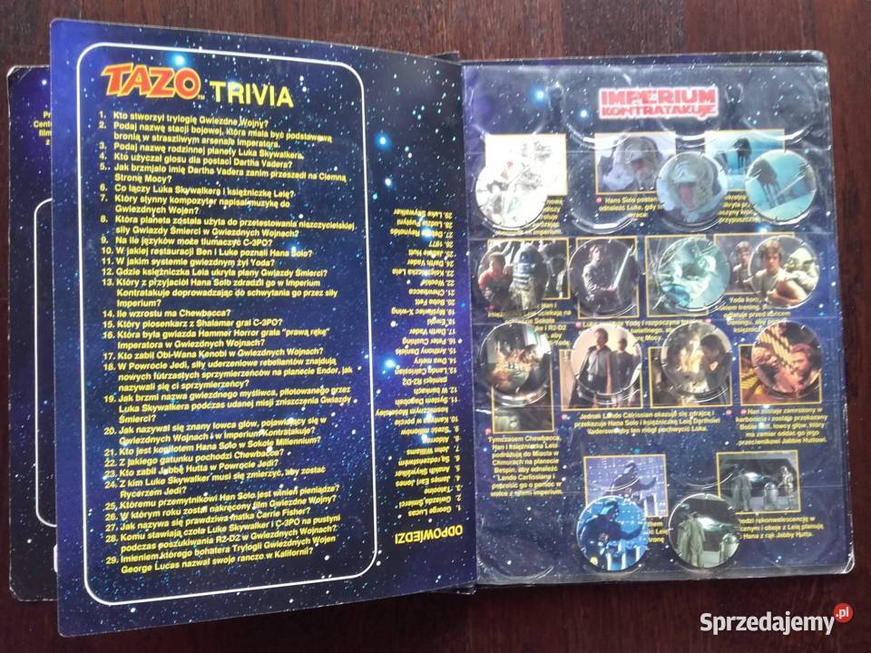 Star Wars TAZO kolekcja album mocy 1997 Pozostałe Kraków sprzedam