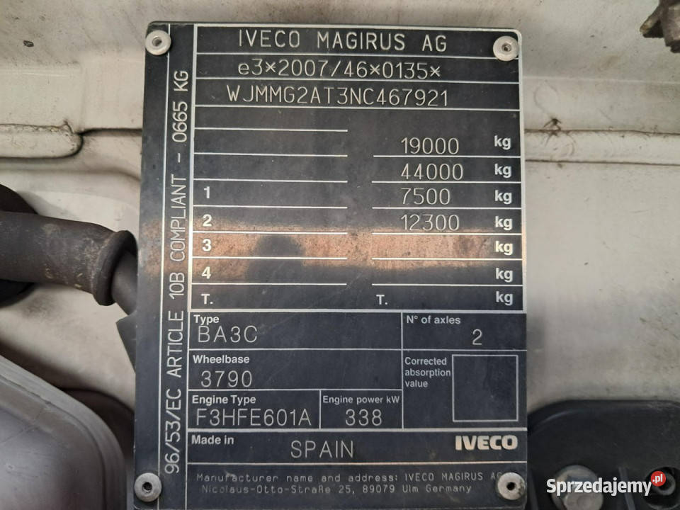 Iveco as 440 s49 12900cm3 Komorniki sprzedam