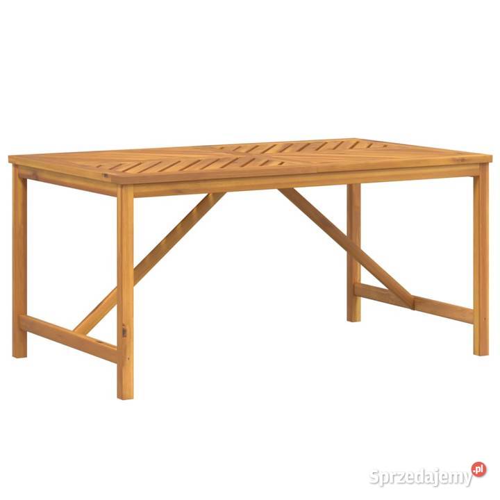 vidaXL Stół ogrodowy 150x90x74 lite drewno Warszawa sprzedam