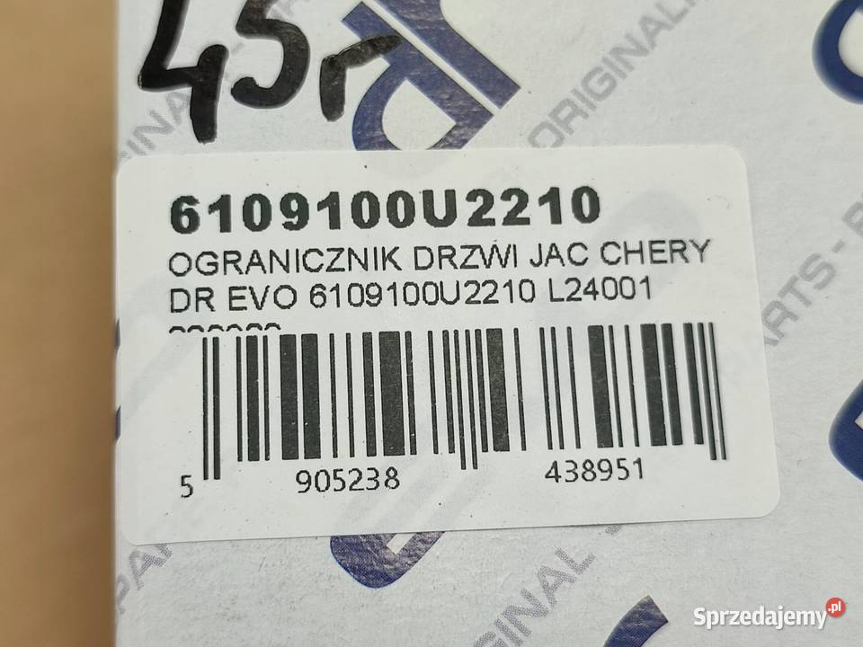 OGRANICZNIK DRZWI JAC S3 DR DR4 2013 osobowe