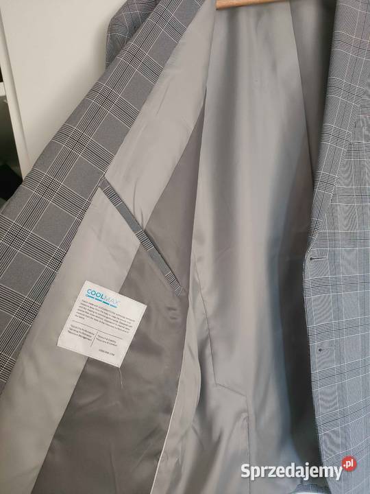 Modna marynarka w kratę slim fit RESERVED Warszawa